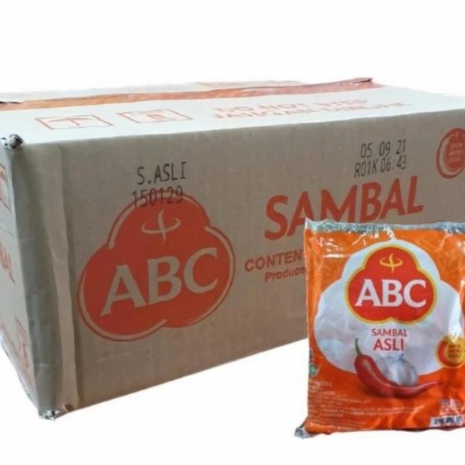 

Saos Sambal ABC Asli Sachet - 1 DusKarton isi 21 Pak x 22 Sachet 8gr