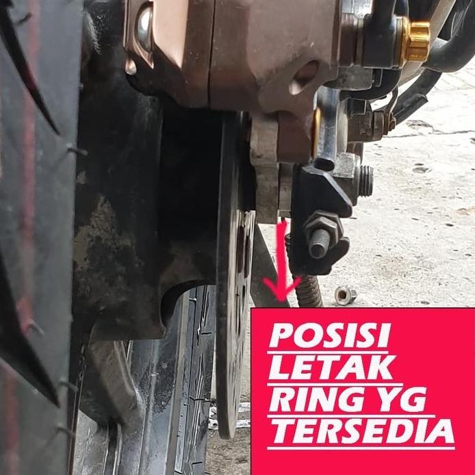 BREKET KALIPER 2P BELAKANG HONDA SUPRA X125DD BAHAN ALUMINIUM FULL CNC murah
