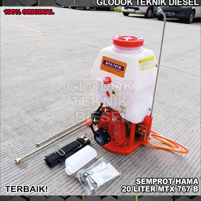 Mesin Sprayer Semprot Hama Gendong 20 Liter MTX-767B Knapsack Portable Sprayer 20 L MTX 767 B Origin