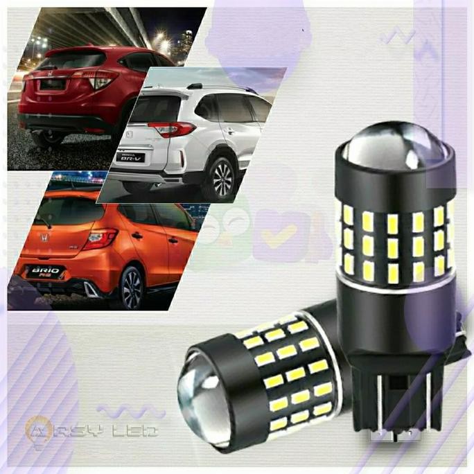 ready Lampu REM mobil Honda Mobilio Brio BRV CITY Freed Lensa Projie 360