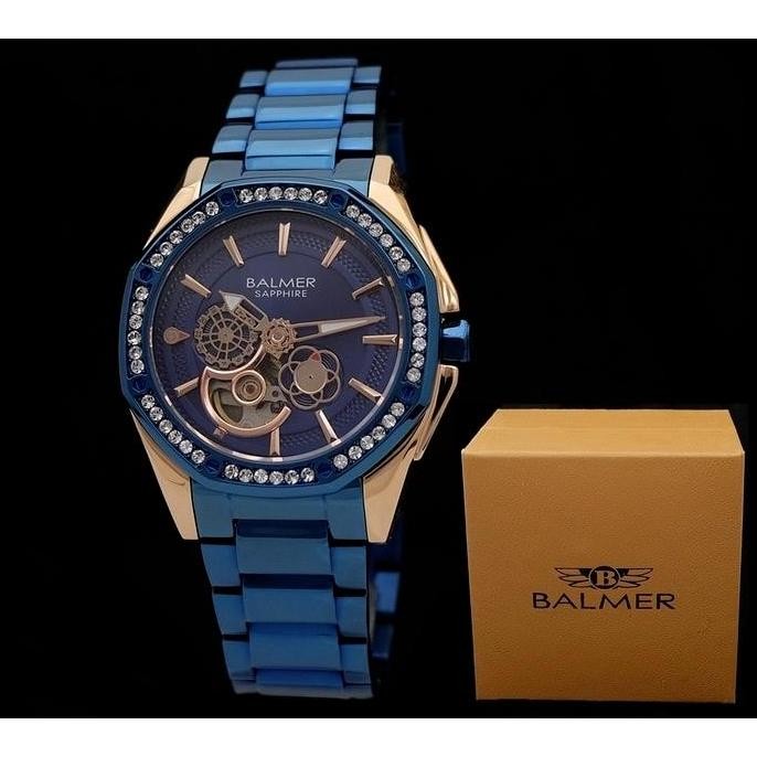 Balmer 7981 blue rosegold ladies Automatic watch movement original
