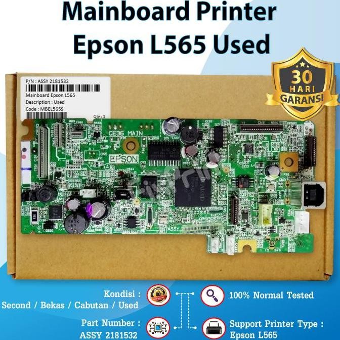 Mainboard Printer Epson L565 L565, Motherboard Epson L565 Original New Stok