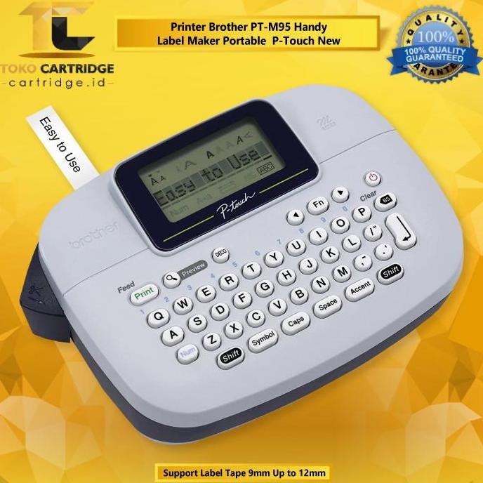 

Printer Brther Pt-M95 Pt M95 Handy Label Maker Portable P-Touch New New Stok
