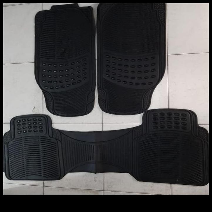 TERMURAH KARPET KARET HITAM 3 POTONG MOBIL RUSH 2008-2012 