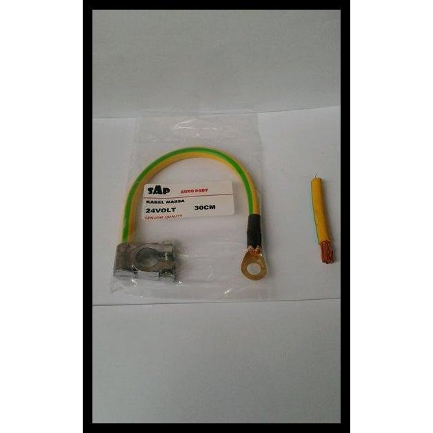DISKON KABEL AKI MASA ACCU MOBIL 24 VOLT PANJANG 30 CM 