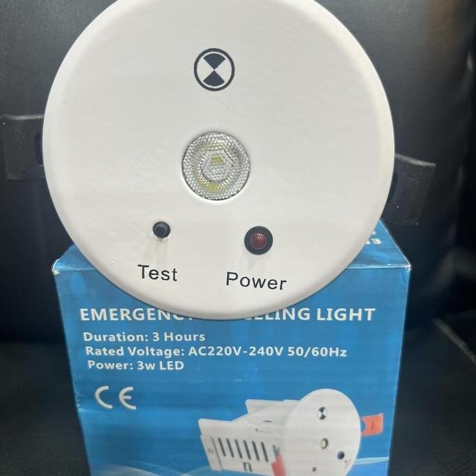 Lampu Emergency Plafon Led 1 Watt Lampu Led Ceiling Emergency Darurat
