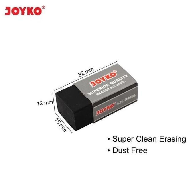 

Penghapus Eraser Kecil Hitam Murah Joyko 526-B40BL - 1pcs DS