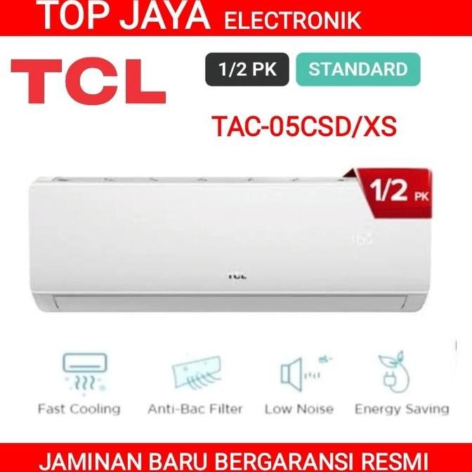 baru ac tcl 1/2 pk standard fast cooling baru bergaransi resmi - ac tcl 0.5pk split low watt