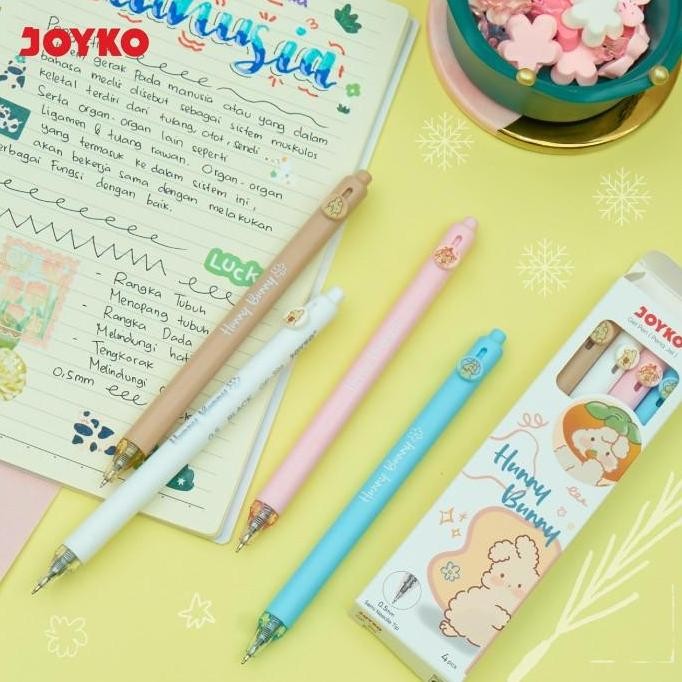 

Gel Pen Pulpen Pena Joyko GP-396 Hunny Bunny Gel 0.5 mm SM