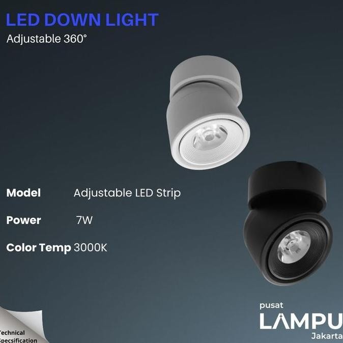 Spotlight Adjustable 12Watt Bisa Rotatable