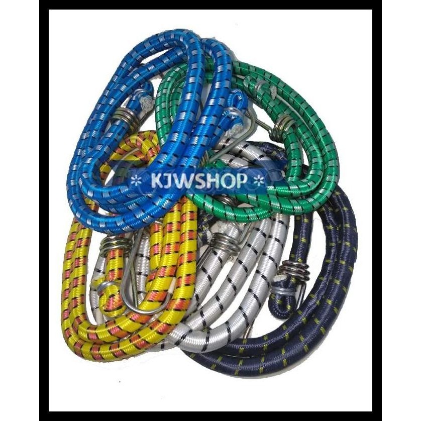 GRATIS ONGKIR TALI IKAT ELASTIS MOLOR BARANG BAGASI JOK MOTOR SEPEDA STRAP ROPE 