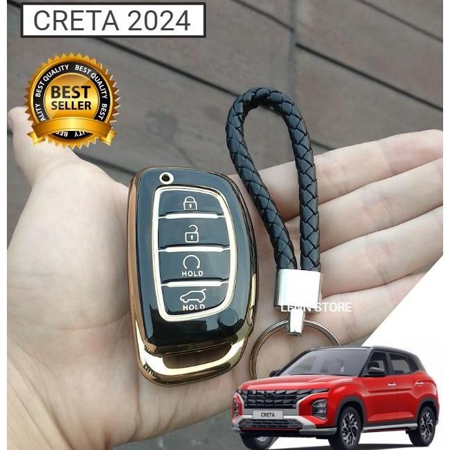 New Sarung Kunci Remote Hyundai Creta 2022 | Silikon Cover Smartkey Anti Benturan