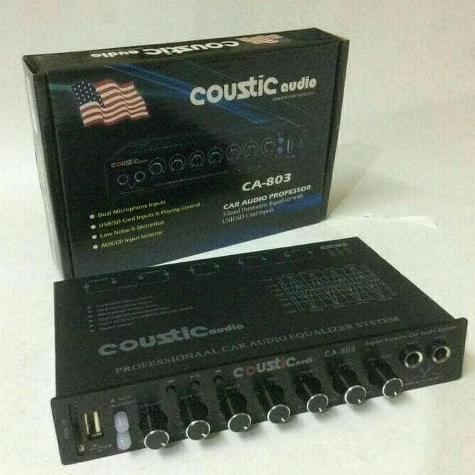 Pre Amp/Parametrik Coustic Audio Ca-803 Asli