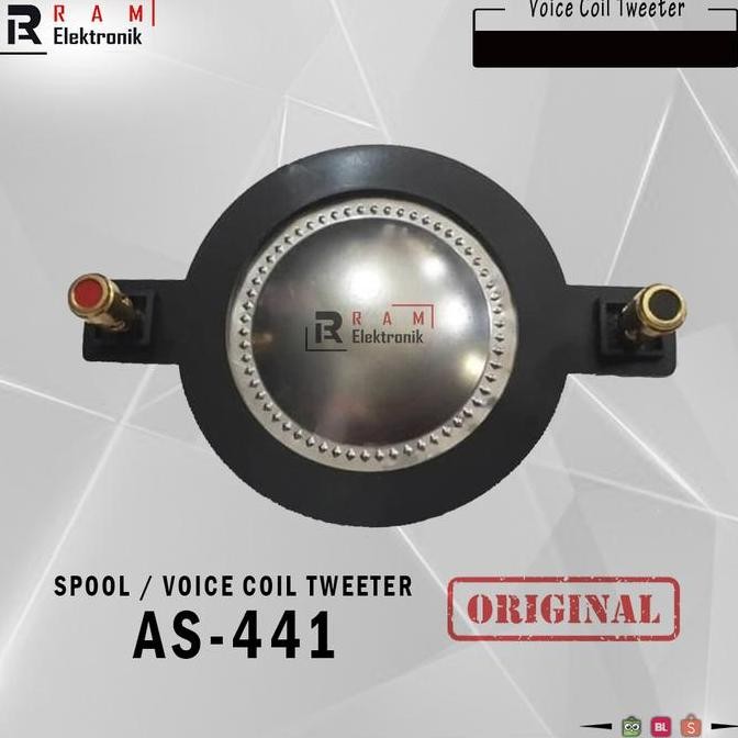 Spul Spull Spool Voice Coil Tweeter Audio Seven As 441 Model Beta 3 Terbatas