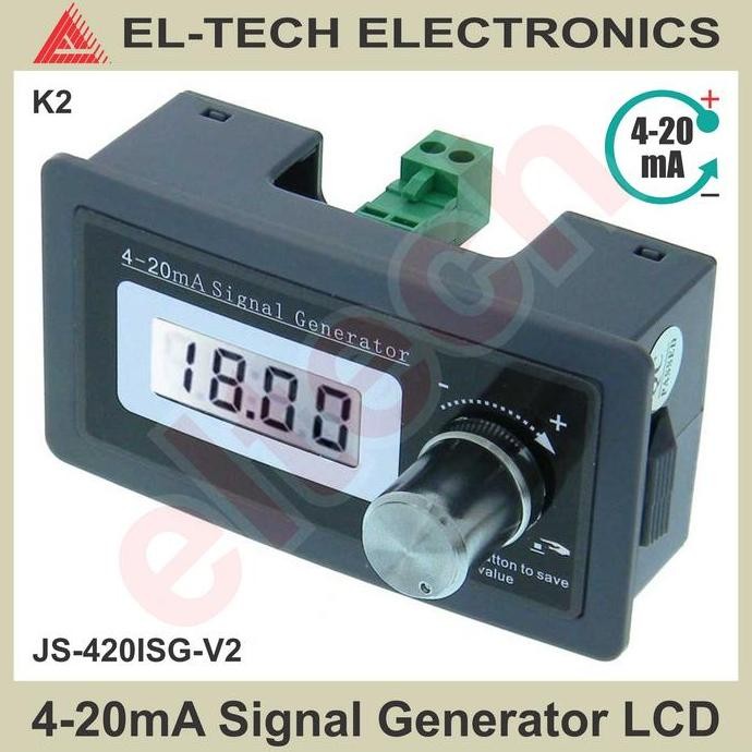 4-20MA 4 20 MA CURRENT LOOP SIGNAL GENERATOR DC TRANSMITTER LCD LED ORIGINAL DAN TERPERCAYA