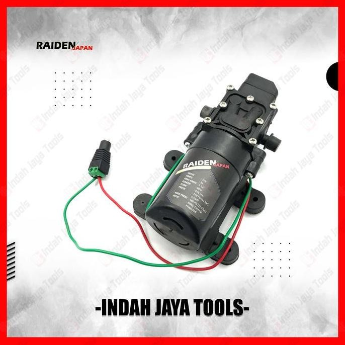 baru dinamo pompa air 12v dc raiden 160 psi cuci motor sprayer pump