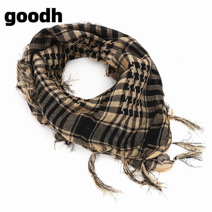 AV Syal Tahan Angin Militer Pria Wanita Hijab Muslim Shemagh Selendang Taktis Keffiyeh Arab Katun Fa