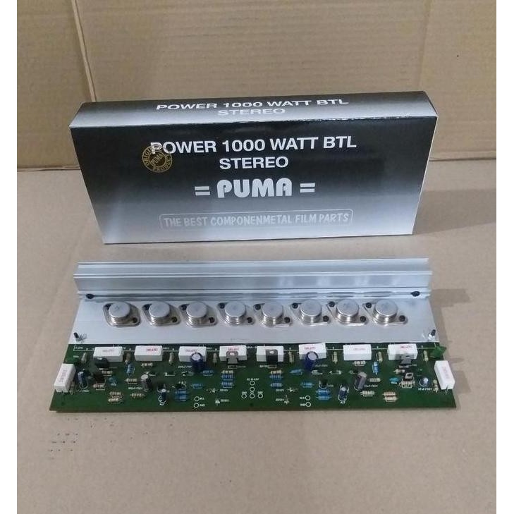KIT POWER AMPLIFIER 1000 WATT STEREO TR 2N3055/ MJ2955 ST ASLI PUMA PRODUCT RESTOCK