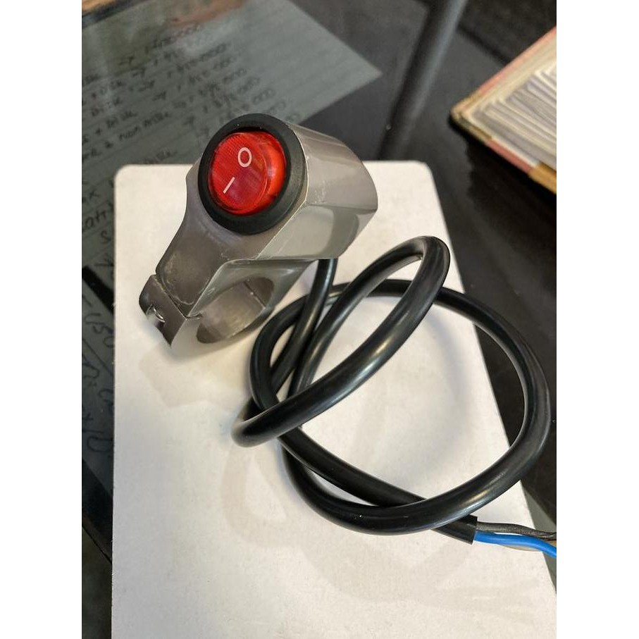 tersedia saklar tombol lampu on off scarlet racing waterproof anti air motor universal