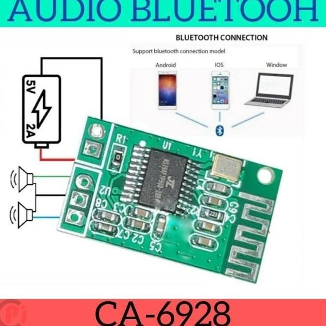Ca-6928 Bluetooth Micro Amplifier 3W+3W 2X3W Stereo Ca6928 Ca 6928 5V