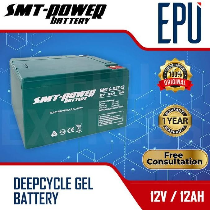 SALE AKI SEPEDA LISTRIK SMT 12V 12AH | BATERAI AKI SELIS MOTOR LISTRIK
