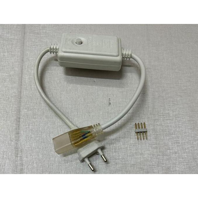 Soket Lampu Selang Rgb Led 5050 colokan flaser rope 4pin/4jalur