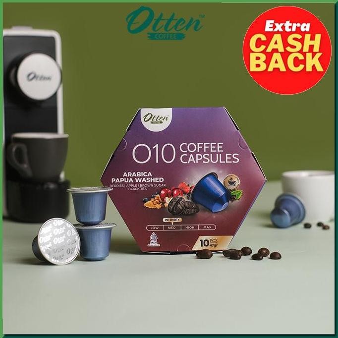 

READY KOPI KAPSUL ARABICA PAPUA NESPRESSO COMPATIBLE - OTTEN COFFEE CAPSULE