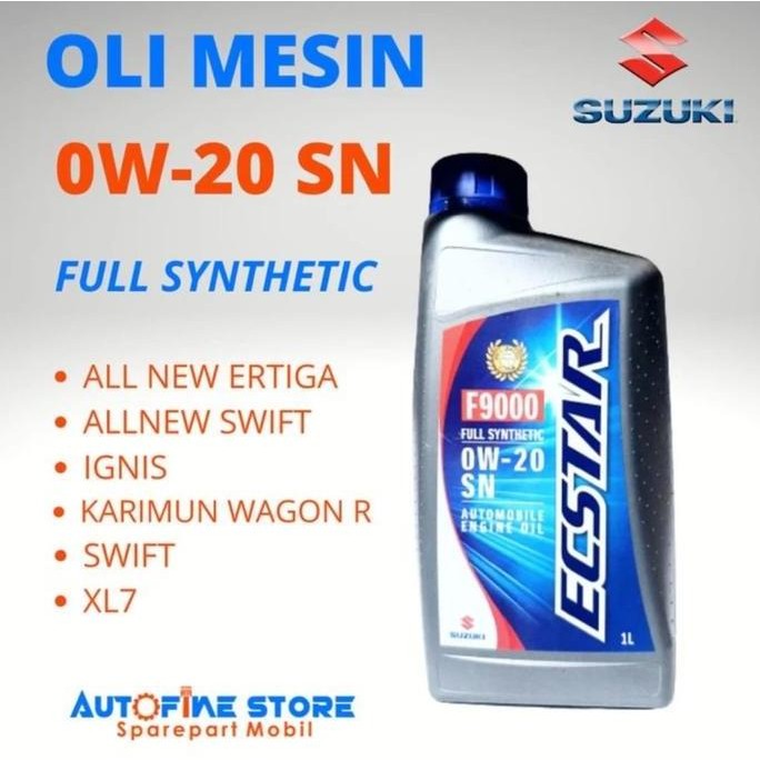 Promo Oli Mesin Suzuki SGO Ecstar 0W20 SN 1 Liter - Pelumas Mobil Original