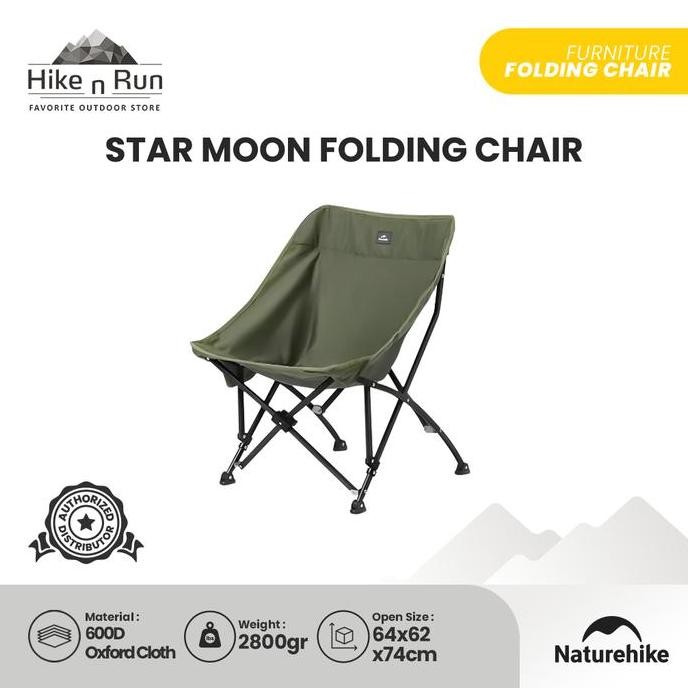 Terbaru Kursi Lipat Camping Naturehike Cnk23Ju0001 Star Moon Folding Chair