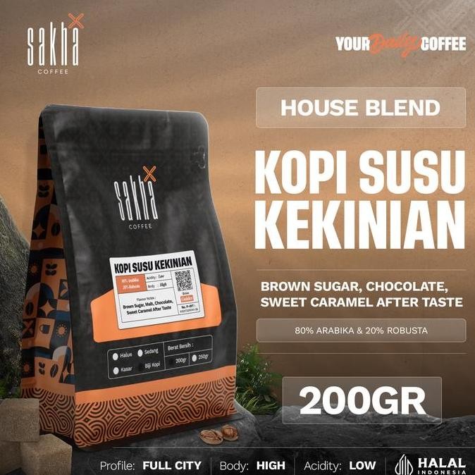 

READY KOPI ESPRESSO HOUSE BLEND 200GR - UNTUK ES KOPI SUSU KEKINIAN