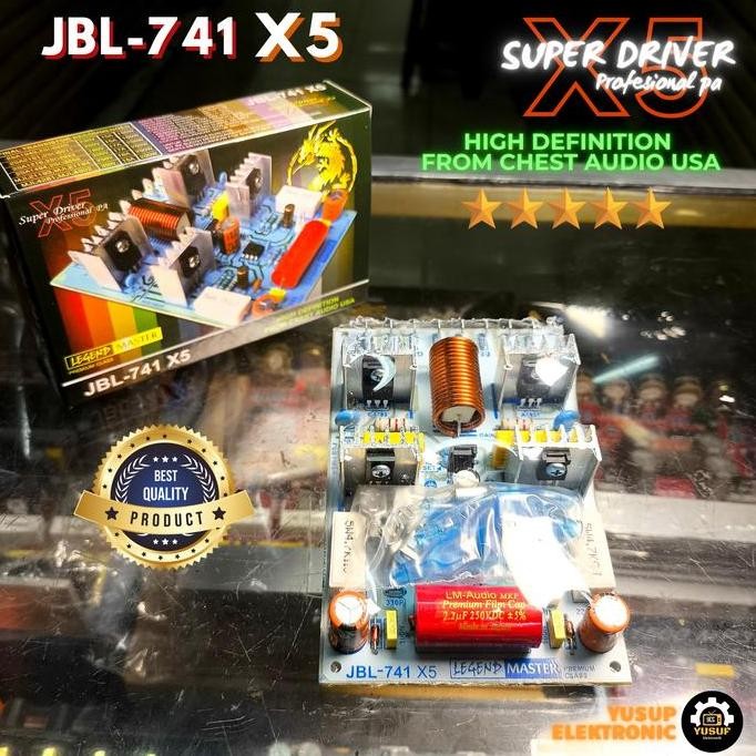 KIT SUPER DRIVER POWER AMPLIFIER JBL 741 X5 JBL-741 X5 KIT POWER AUDIO READY