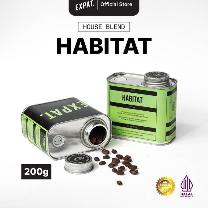 

READY EXPAT ROASTERS HABITAT ESPRESSO 200GR - BIJI KOPI ARABIKA MEDIUM ROAST