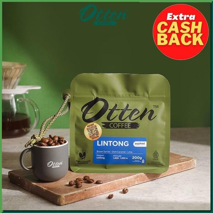 

READY KOPI ARABIKA LINTONG ONAN GANJANG 200GR BIJI & BUBUK BY OTTEN COFFEE