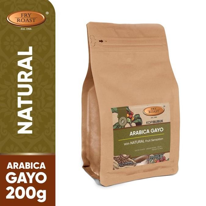 

READY KOPI ARABIKA GAYO NATURAL 200GR | BIJI & BUBUK FRESH ROAST SPECIALTY GRADE