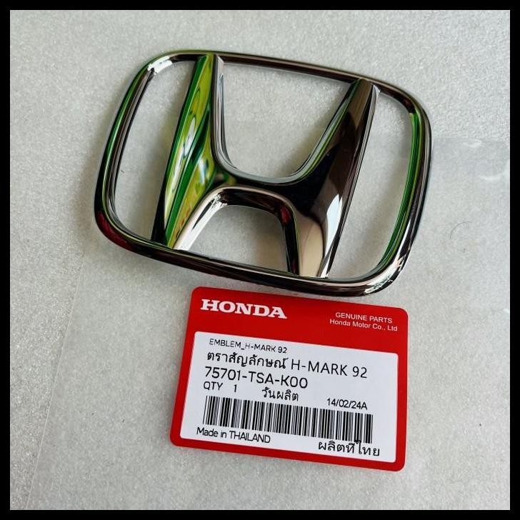 TERBARU EMBLEM LOGO HONDA BELAKANG HONDA 75701-TSA-K00 HONDA B-RV ORIGINAL 