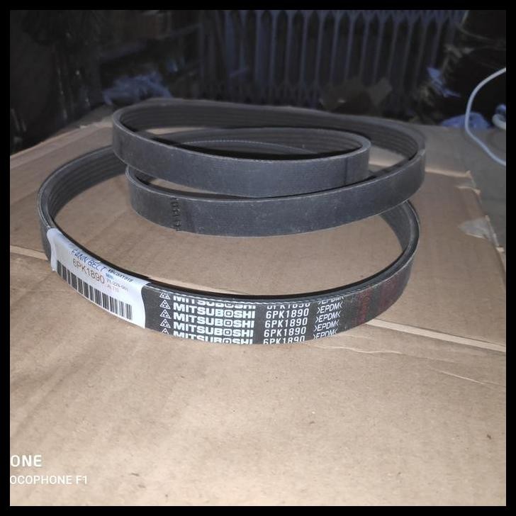 HOT DEAL MITSUBOSHI FAN BELT 6PK1890 EPDM TALI KIPAS FANBELT 6PK 1890 ALTIS 