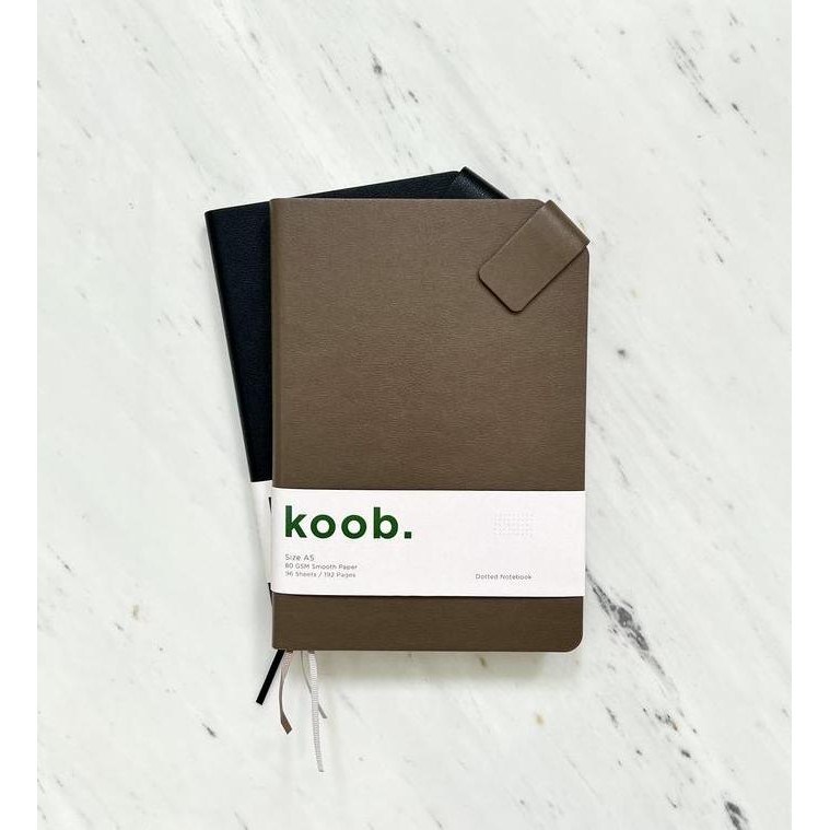 

A536 Koob. Hardcover Notebook Dengan Penutup Magnet A5 Buku Tulis Titik / Dotted Agenda Jurnal Diary