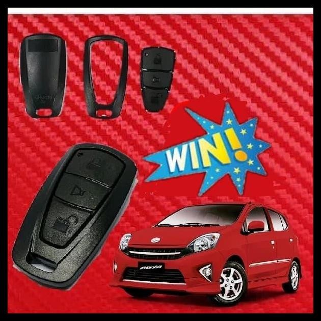 TERBARU CASING KUNCI REMOT / REMOTE ALARM MOBIL AGYA MODEL ORI 