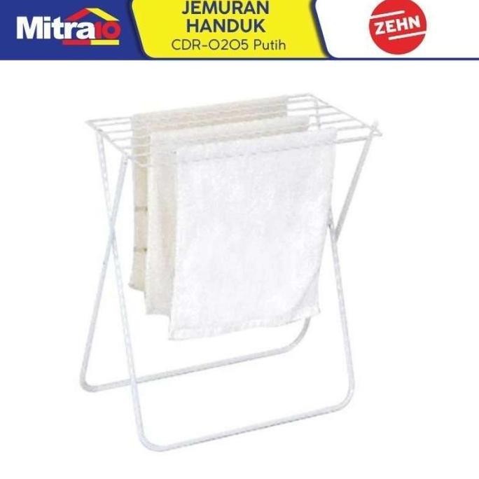Zehn Rak Jemuran Handuk CDR-0205 Putih TF