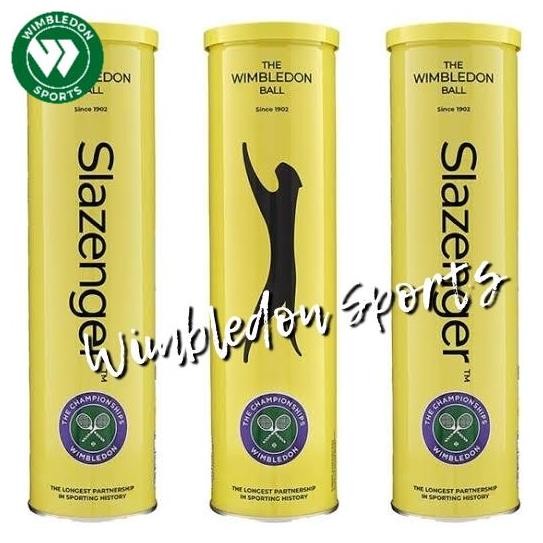 Terlaris Bola tenis SLAZENGER Wimbledon isi 4 / Slazenger tennis balls Best seller