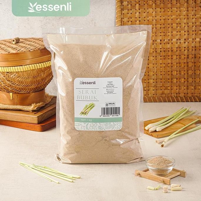 

Original ESSENLI Serai Bubuk 1Kg - Lemongrass Powder untuk Minuman & Masakan