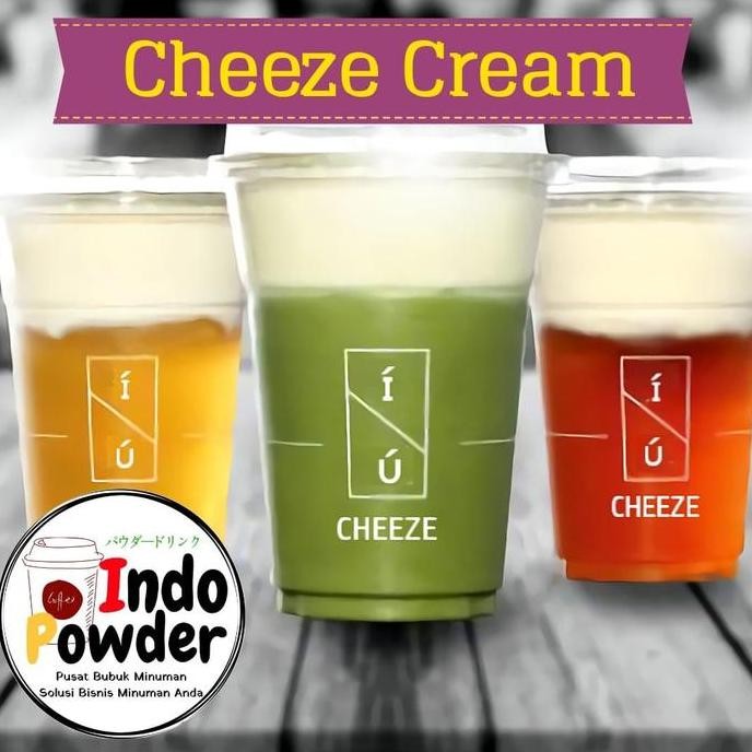 

Original Cheese Cream Powder Premium 1Kg Bubuk Keju Krim Topping Minuman Makanan