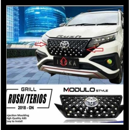 DISKON GRILL DEPAN BUMPER RUSH TERIOS 2018 UP 
