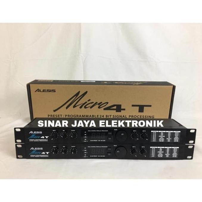 Effect Vocal Alesis Micro 4 Taiwan Kuping Besi Made In Taiwan Original Efek Vokal Kualitas Terbaik H