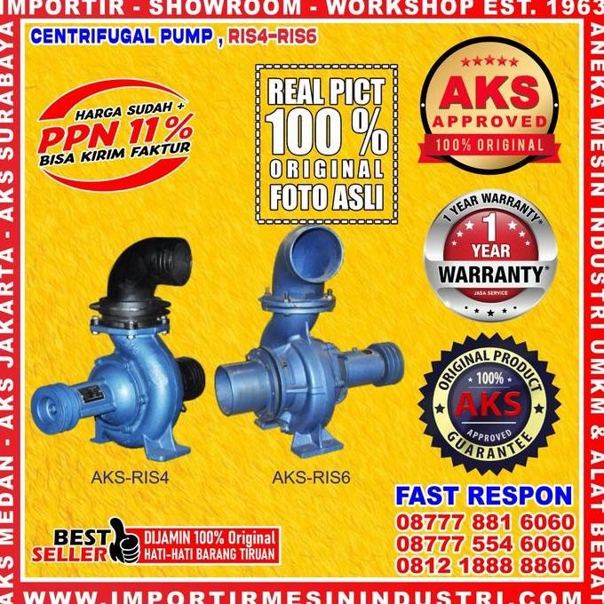 Pompa Air Irigasi Centrifugal Pump - 8 Hp 2900 Rpm 85 M3/H - Ris4 Hemat