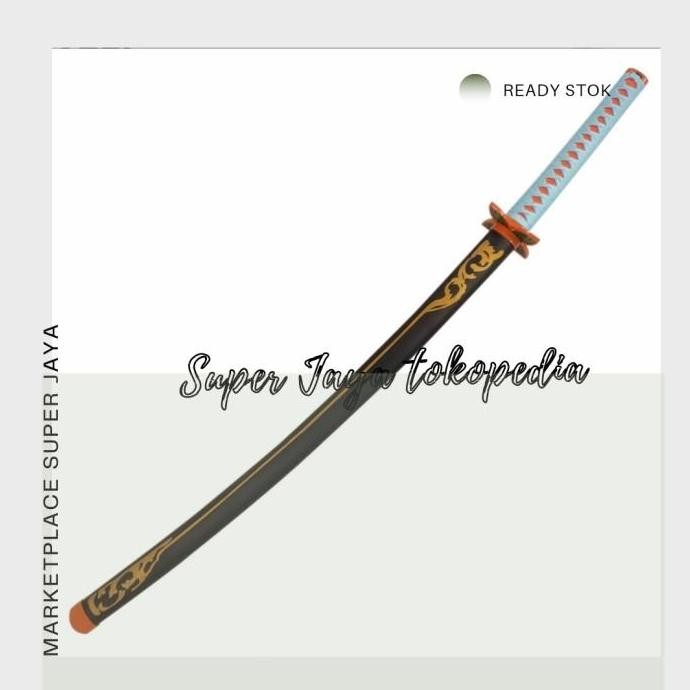 Stok Sj Mainan Pedang Kayu Shinobu Kocho Anime Cosplay Kimetsu No Yaiba