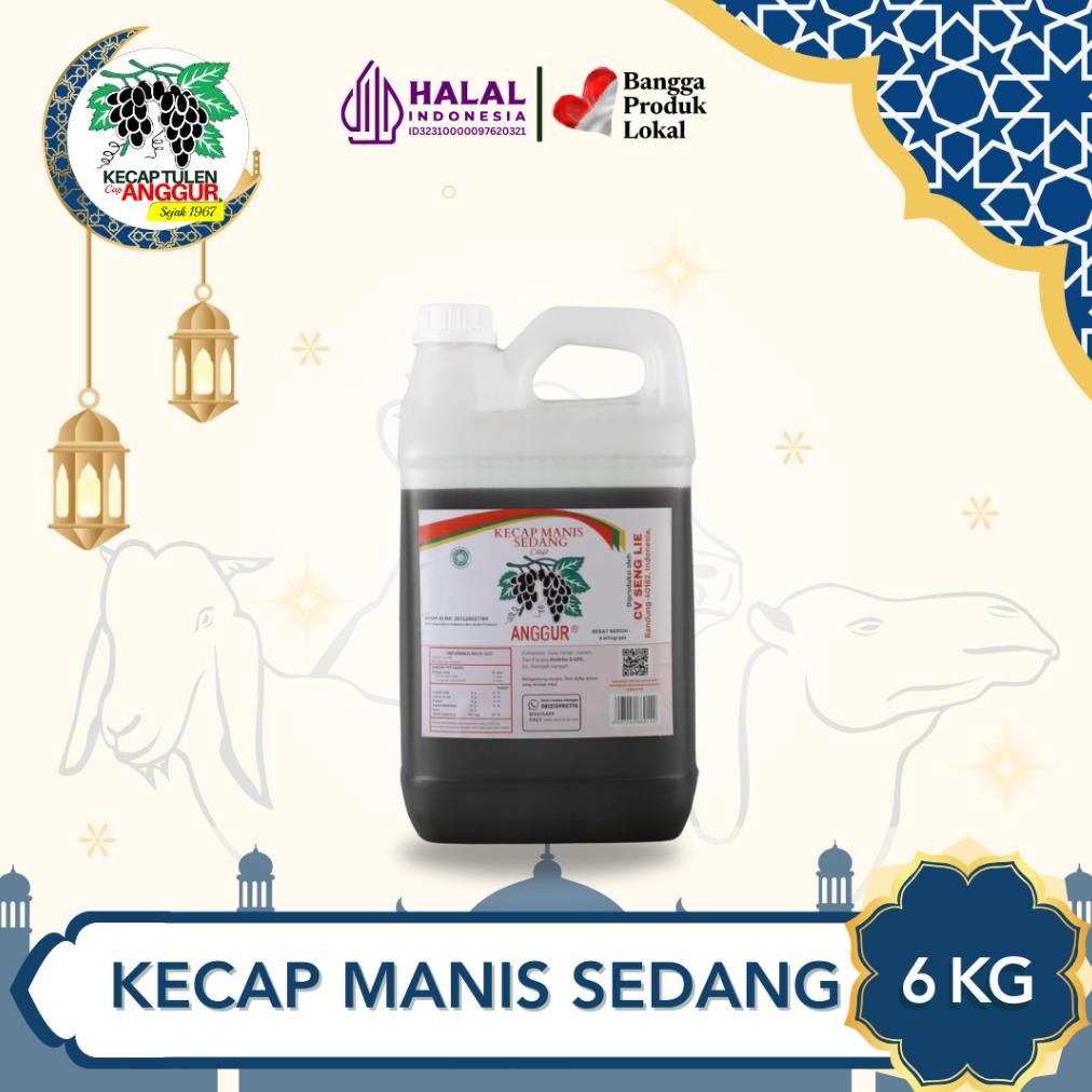 

Cap Anggur Kecap Manis Sedang 6kg (Jeriken) Nugi