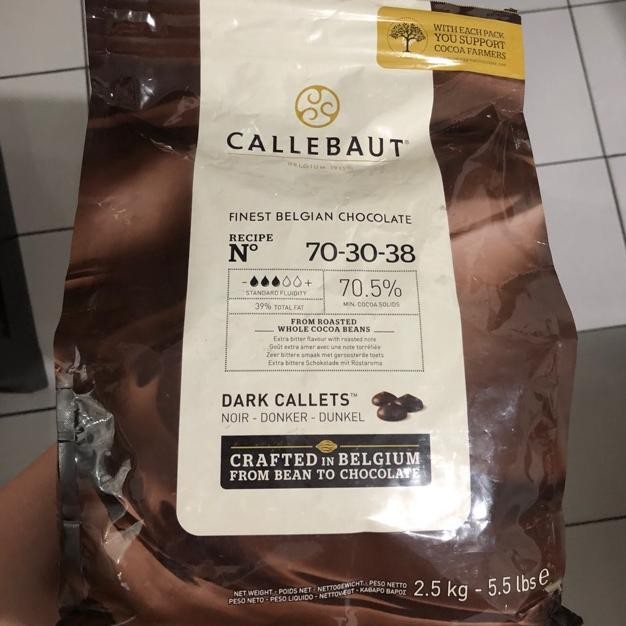 

Callebaut Dark Noir 70,5 % Couverture Per 100 Gram Nugi