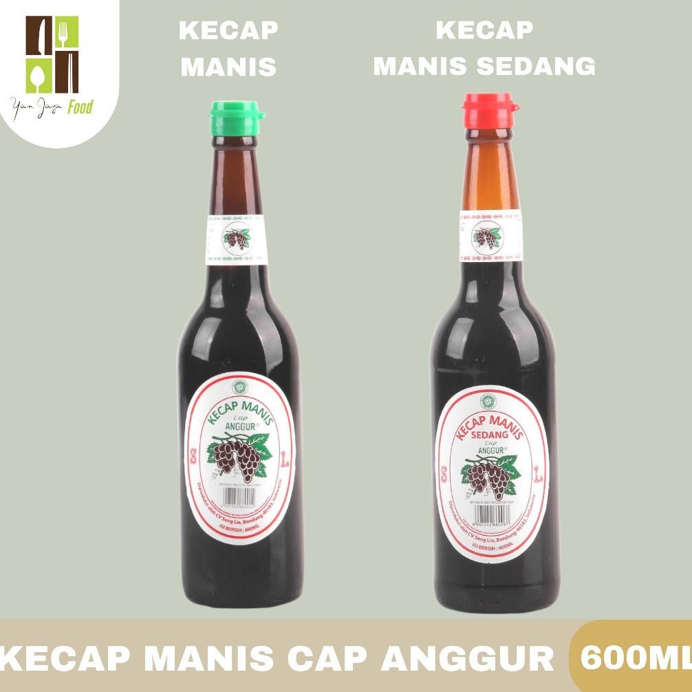 

Kecap Manis Cap Anggur / Senglie / Kecap Manis / Kecap Manis Sedang 600ml Nugi
