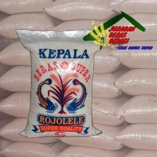 

BERAS KEPALA SUPER CAP ROJOLELE 5KG,10KG,20KG Nugi